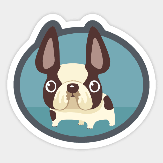 French Bulldog dog Sticker by sanogawa